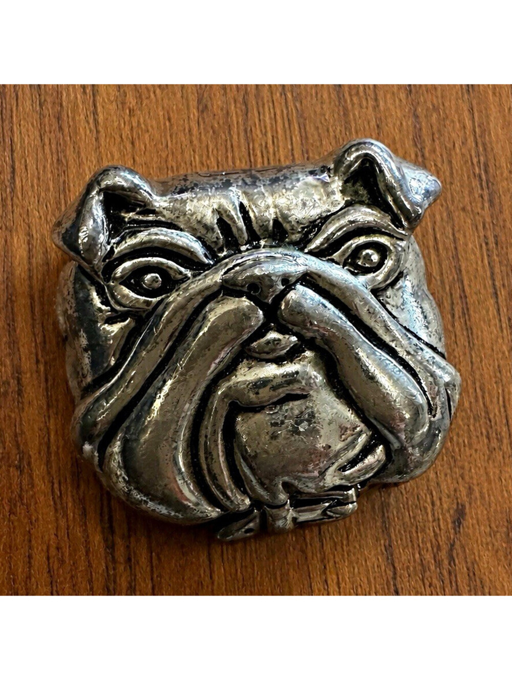English Bulldog Bulldog Head Metal Pin Collectible Dog Breed